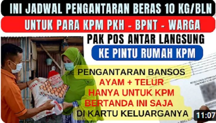 Bansos Ramadan Beras, Telur, dan Ayam Langsung Diantar ke Rumah KPM