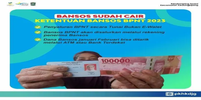 Bansos PKH dan BPNT Cair Bersamaan Bulan Maret 2023