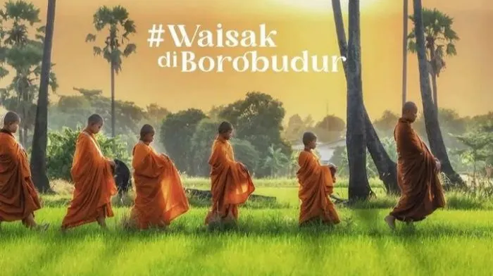 Ini Dia Lokasi Perjalanana 32 Biksu Terkini dengan Tujuan Akhir Candi Borobudur