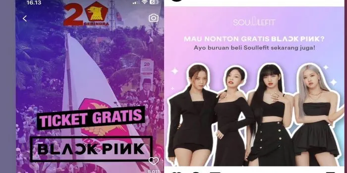 Gerinda bikin giveway tiket BLACKPINK yang justru dihujat netizen
