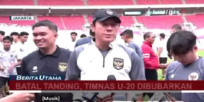 Pelatih Timnas Indonesia U20 Shin Tae Yong Akan Membubarkan Timnas U20 Setelah Batal Main