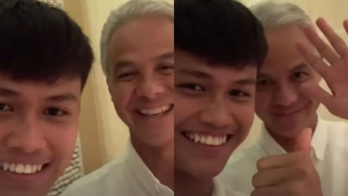 Hokky Caraka akhirnya bertemu Ganjar Pranowo.