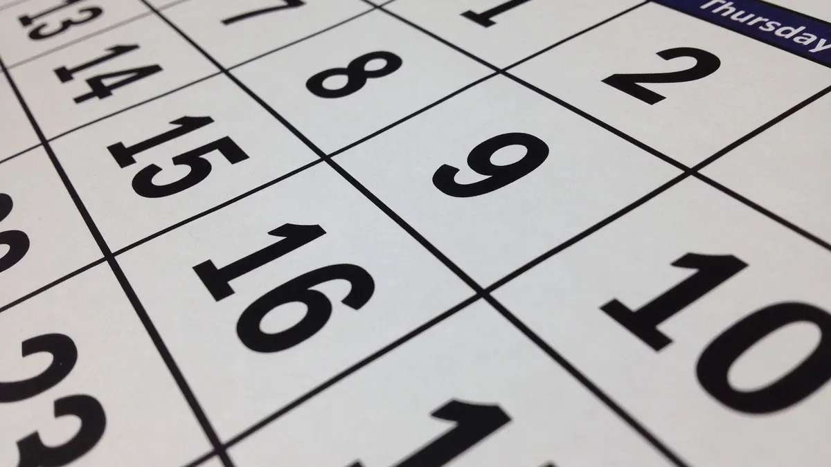 Illustrasi. Kalender 