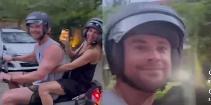  Chris Hemsworth Menikmati Liburan di Bali 