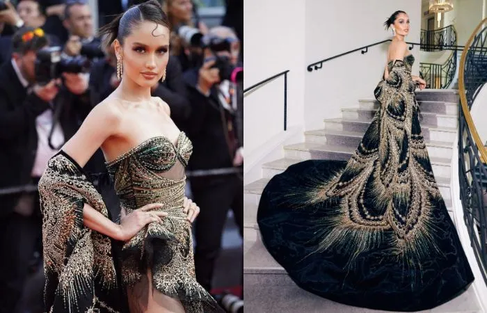 Cinta Laura menghadiri Festival Film Cannes.