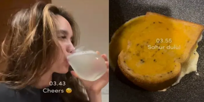 Menu Sahur Cinta Laura yang Bikin Kaget Netizen