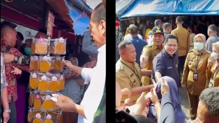 Erick Thohir Ikut Serta Tinjau Jalan Lampung dan Ajak Jokowi Jajan Dalgona