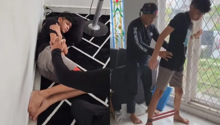 David Ozora Jalani Latihan Fisik