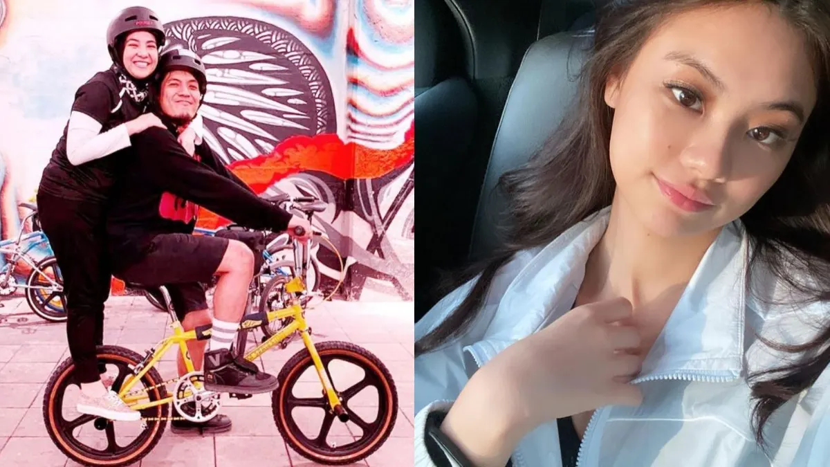Kolase Foto Desta dan Natasha Rizki serta Gege Elisa
