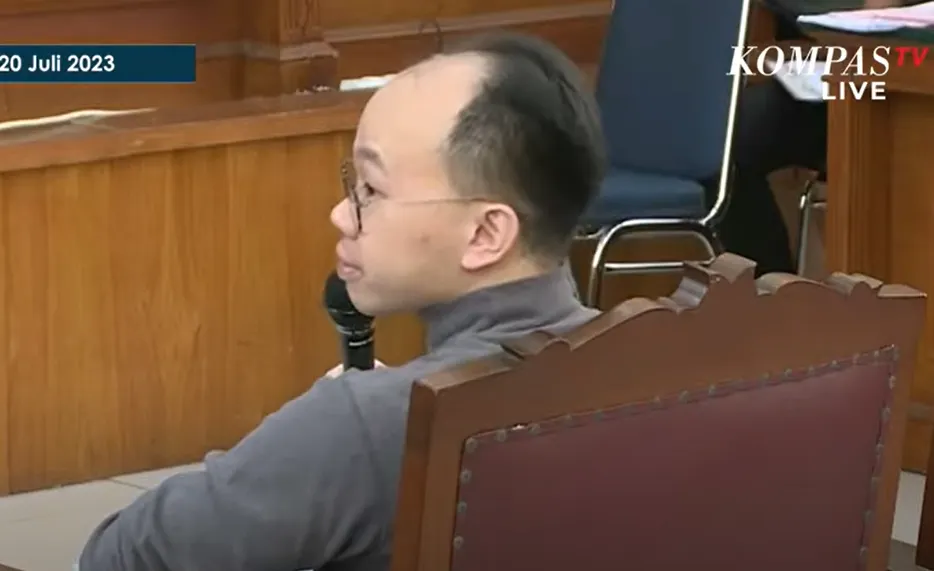 dr. Yeremia Tatang jadi saksi ahli di sidang Mario Dandy Satriyo.