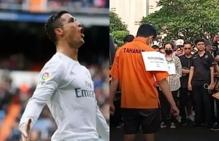 Gambar Mario Dandy Selebrasi Ala CR7 Usai Aniaya David Ozora diperagakan pada saat rekonstruksi