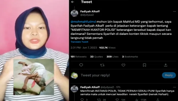 Syarifah Fadiyah Alkaff yang mengkritik Pemkot Jambi dan viral