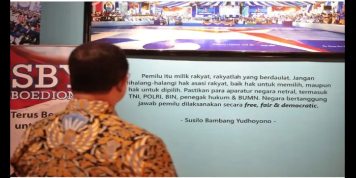 Anies Baswedan terkesan quotes pada sebuah lukisan