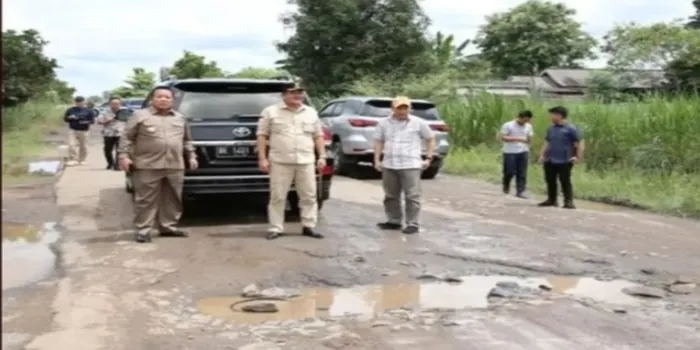 Infrastruktur Jalan di Lampung Diperbaiki Ngebut, karena Akan Dikunjungi Presiden Joko Widodo