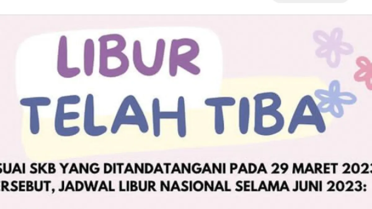 Hari Libur Bulan Juni 2023