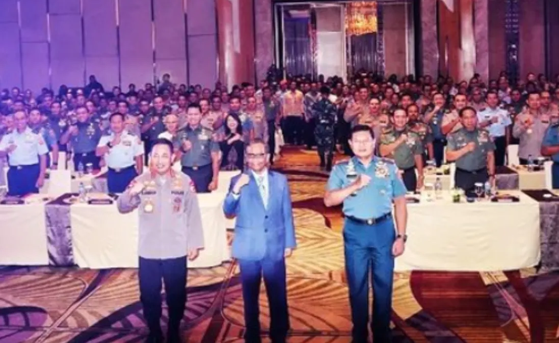 Menko Polhukam Mahfud MD di Gelar Rapat Kerja Nasional