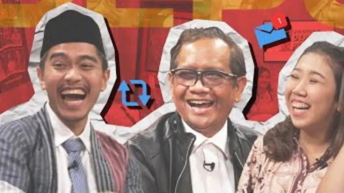 Kaesang Pangarep, Mahfud MD, dan Kiky Saputri