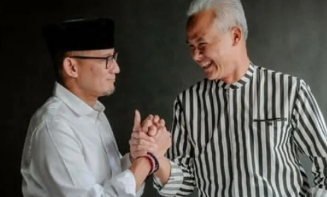 Sandiaga Uno dan Ganjar Pranowo 