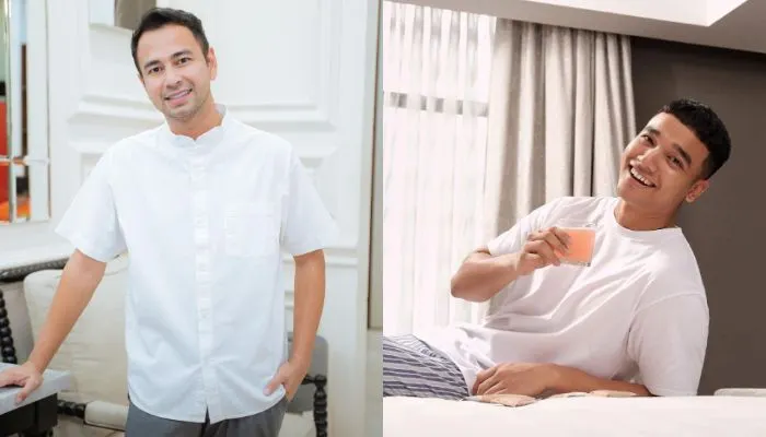 Kolase Foto Raffi Ahmad dan Fadly Faisal