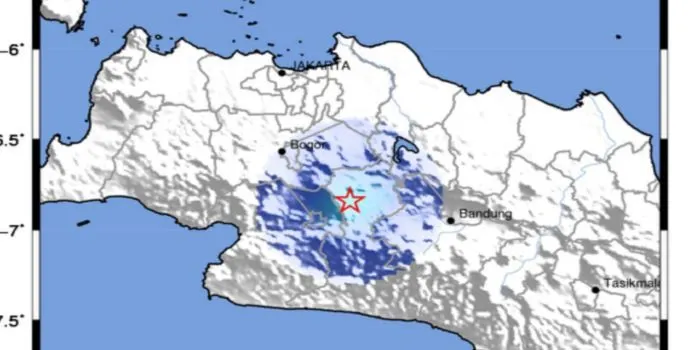 Gempa skala magnitudo M 4,0 kembali melanda wilayah Cianjur Jawa Barat, Rabu (29/3/2023)