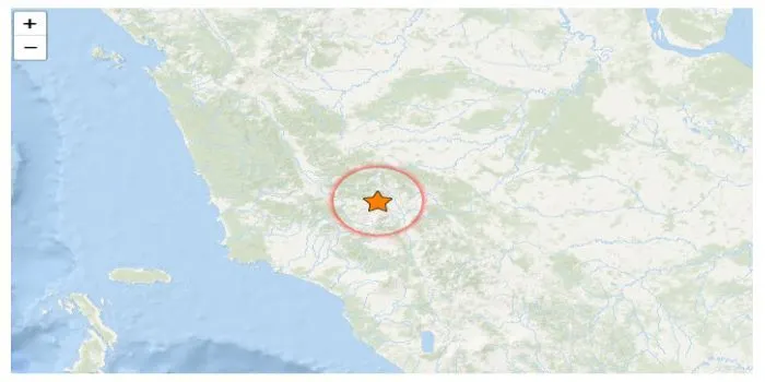 Gempa Bumi 4.0 Magnitudo Guncang Kabupaten Mandailing Natal, Sumatra Utara