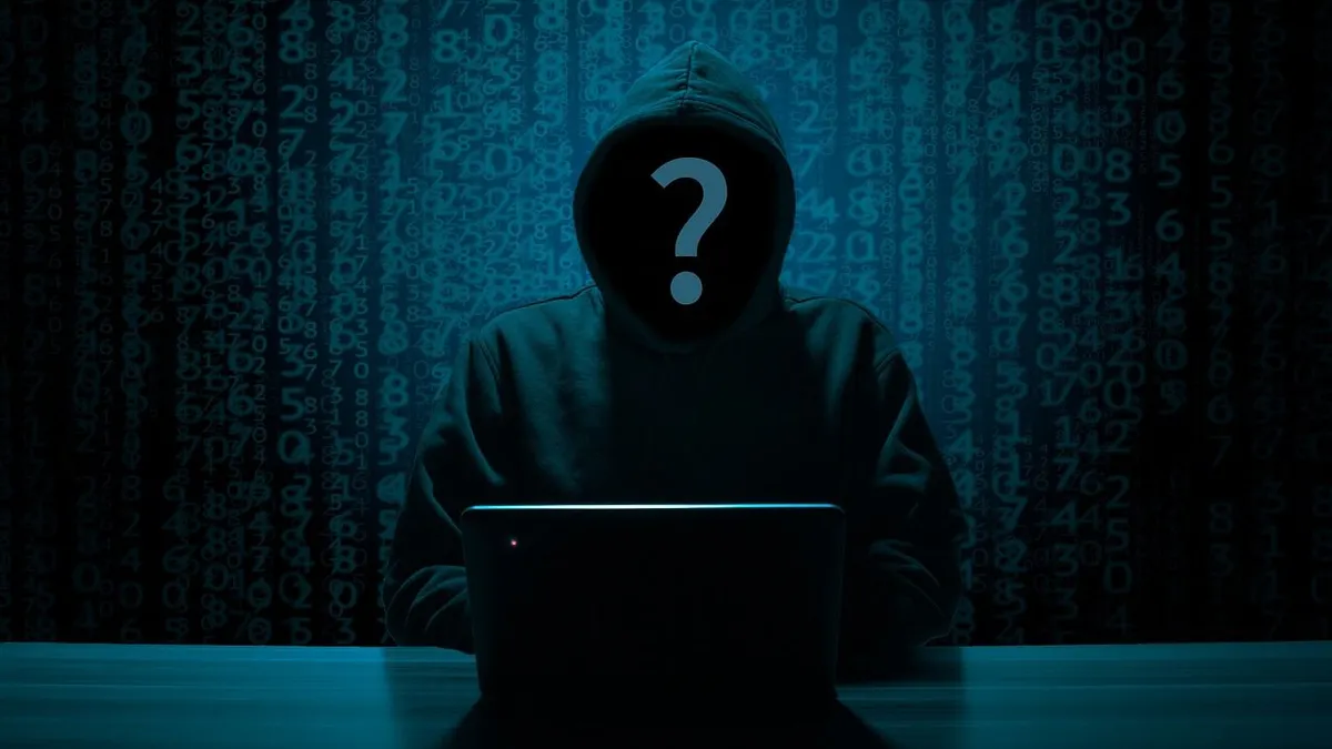 Illustrasi. Hacker
