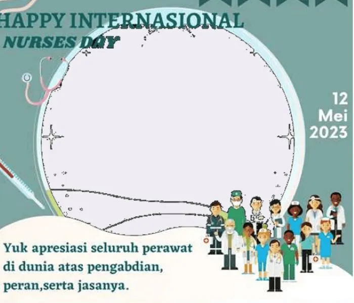 Berikut Link Twibbon Hari Perawat Internasional 2023