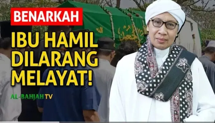 Penjelasan Buya Yahya mengenai larangan ibu hamil untuk Melayat atau takziah.(Tangkap Layar YouTube AL-BAHJAHTV)