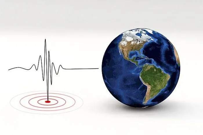 Ilustrasi gempa bumi