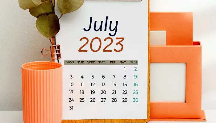 Ilustrasi Tanggal 1 Juli 2023