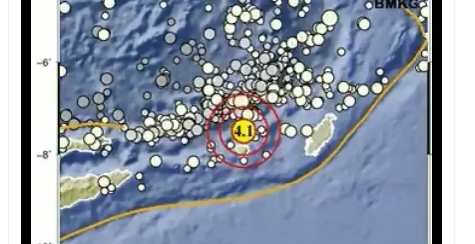 gempa bumi baru saja terjadi di Maluku Tenggara Barat pada Jumat, 17 Maret 2023.