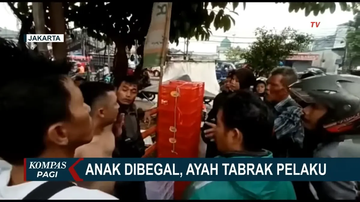Seorang Ayah Tabrak Begal yang Rampas Motor Anaknya