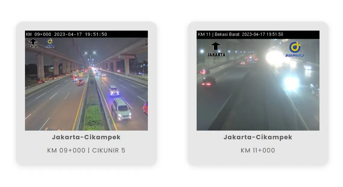 Tangkapan CCTV Tol Mudik 2023