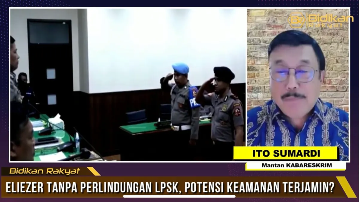 Ito Sumardi Mantan Kabareskrim Berikan Respons Soal LPSK Cabut Perlindungan Richard Eliezer