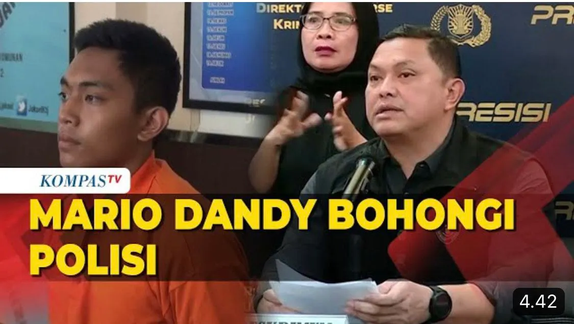 Jumpa Pers Polisi dalam Kasus Mario Dandy