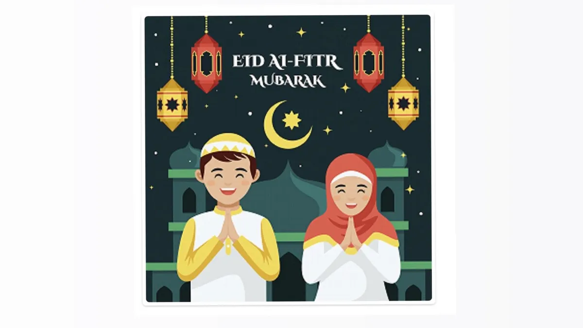Illustrasi. Idul Fitri 