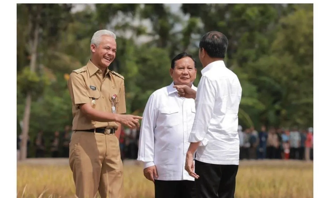 Potret Kemesraan Prabowo- Ganjar