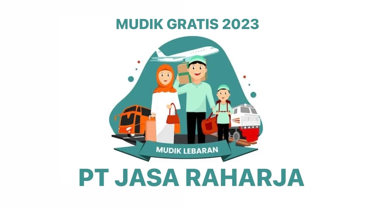 Poster Mudik Gratis 2020 Bersama PT Jasa Raharja 