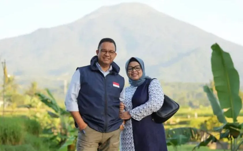 Anies Baswedan dan Istri