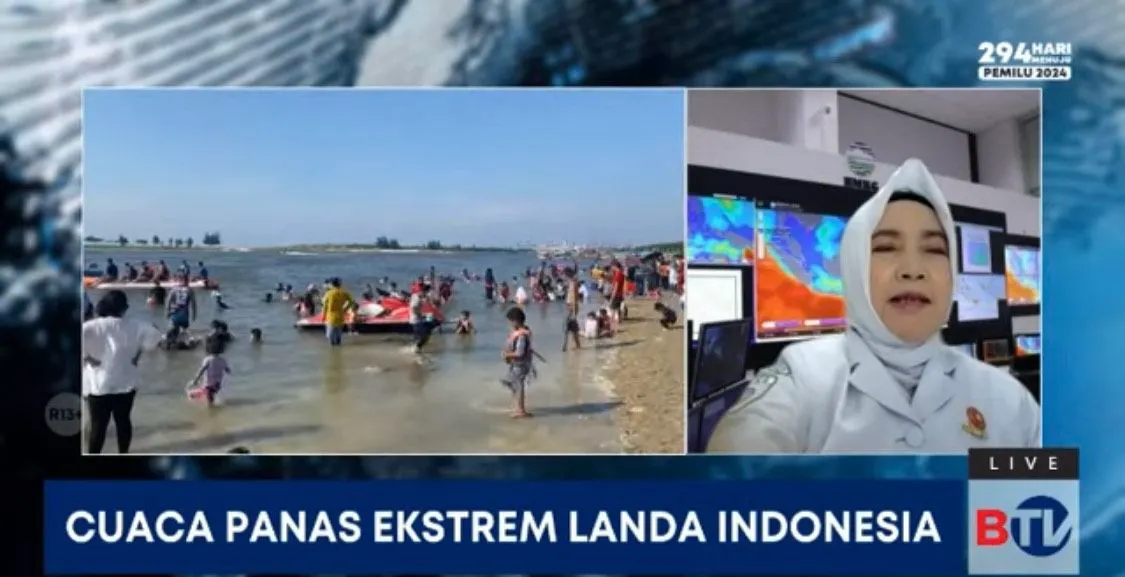 Badan Meteorologi Klimatologi dan Geofisika menjelaskan terkait fenomena panasnya cuaca yang terjadi di Indonesia beberapa hari belakangan.