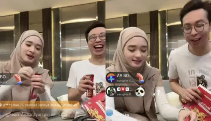  Inara Rusli Tampil Perdana di Live TikTok Bareng Dr Richard Lee