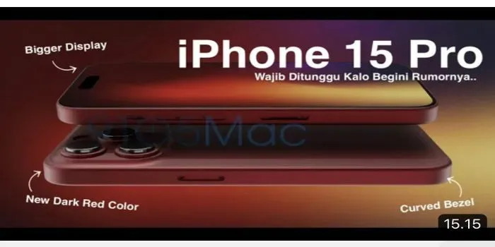 Penampakan Iphone 15 Pro yang Menawan