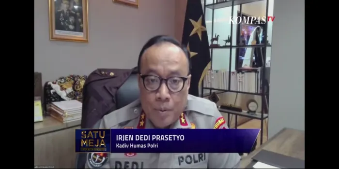 Kadiv Humas Polri Irjen Dedi Prasetyo
