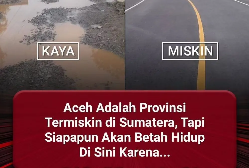 Kondisi Jalan di Lampung dan Aceh