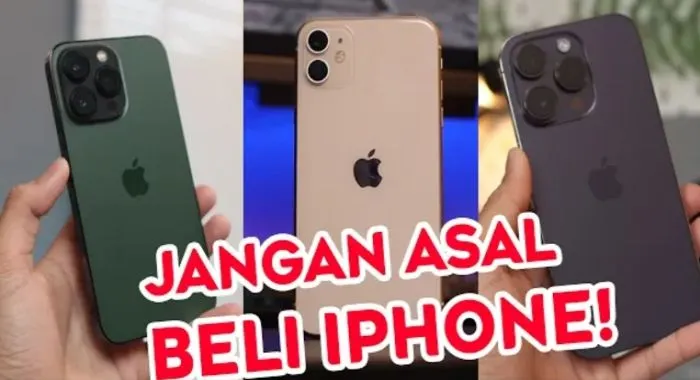 Ilustrasi list iPhone yang bisa dipakai dan worth it dibeli di tahun 2023.