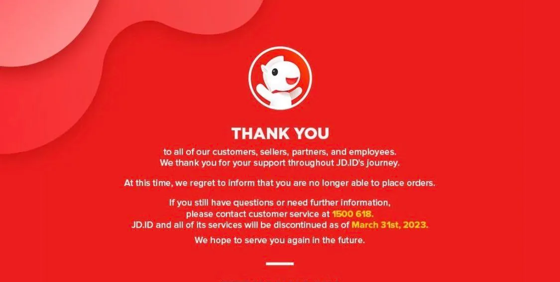 Jd.id Resmi tutup