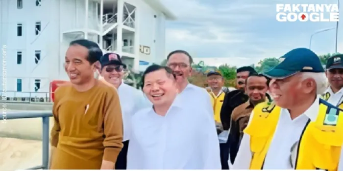 Presiden Joko Widodo dan sejumlah menterinya