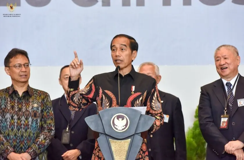 Presiden Jokowi meresmikan Tzu Chi Hospital di Pantai Indah Kapuk, Jakarta Utara