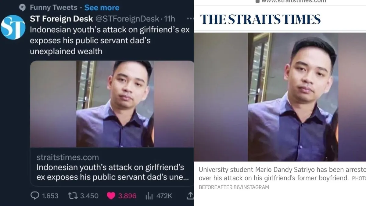 David Gadgetin diedit menjadi Mario Dandy Satrio