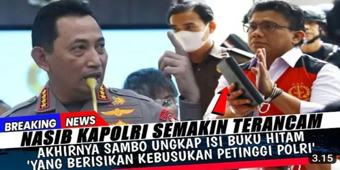 Kapolri Listyo Sigit terseret dalam isi buku hitam Ferdy Sambo
